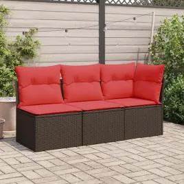 vidaxl-sofa-ogrodowa-z-poduszkami-3-osobowa-brazowy-polirattan