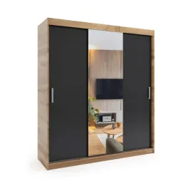 szafa-przesuwna-trzydrzwiowa-moli-dab-wotan-czarny-190-x-205-cm-16-mm
