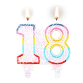 swieczka-urodzinowa-18-6-cm-biala-z-teczowa-obwodka-i-brokatem-1-sztuka