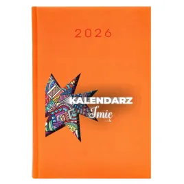 kalendarz-a5-2026-pomaranczowy-terminarz-dzienny-kalendarz-imie-mix-wzory