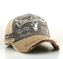 czapka-z-daszkiem-bejsbolowka-vintage-black-rebel-y2k-bezowa