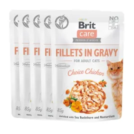 brit-care-cat-fillets-in-gravy-choice-chicken-kurczak-w-sosie-5pak-5x85g