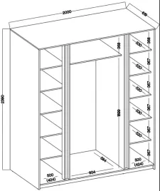szafa-oceania-2-lustro-2-lam-dab-evoke-czarny
