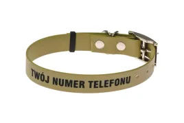 obroza-wodoodporna-20mm-khaki-biothane-nadruk-obroza-z-numerem-telefonu