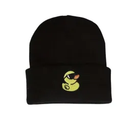 czapka-beanie-kaczka-swag-czarna-y2k-ciepla-mila-na-prezent