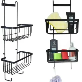 metalowa-polka-wiszaca-lazienkowa-pod-prysznic-wieszak-scienny-loft-czarna