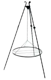 grill-ogrodowy-trojnog-kuty-ruszt-nierdzewny-70-cm