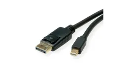 kabel-roline-mini-displayport-mdp-dp-v1-3-v1-4-m-m-zwart-1-m