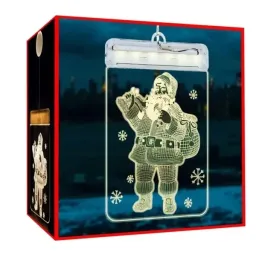 witraz-led-swiateczny-3d-na-okno-ozdoba-lampki-swiateczne-mikolaj-ozdoba