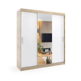szafa-przesuwna-trzydrzwiowa-moli-dab-sonoma-bialy-220-x-205-cm-16-mm