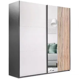 szafa-przesuwna-z-lustrem-evora-250-cm-lamele-kaszmir-dab-czarny