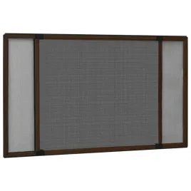 vidaxl-rozsuwana-moskitiera-okienna-brazowa-100-193-x75-cm