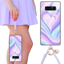 etui-do-samsung-note-8-case-z-polyskiem-orsmycz-gumaor-fioletor-dziewczece-wz