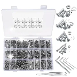 950x-sruby-imbusowe-nierdzewne-nakretki-podkladki-stalowe-zestaw-m2-m3-m4