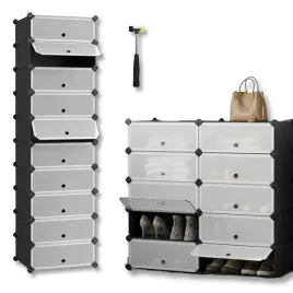 szafka-polka-modulowa-regal-na-ubrania-buty-czarna-10-poziomow-garderoba