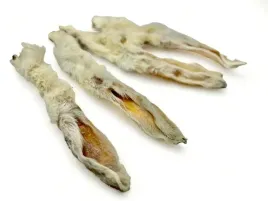 przysmaki-gryzak-dla-psa-naturalne-ucho-krolicze-z-futrem-wlosem-500g