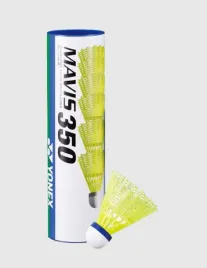 lotki-nylonowe-do-badmintona-zolte-yonex-mavis-350y-tuba-6szt-srednie