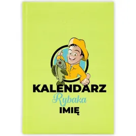 kalendarz-ksiazkowy-2026-kalendarz-rybaka-imie-seledynowy-prezent-wzory