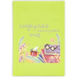 kalendarz-planer-2026-najlepsza-nauczycielka-imie-seledynowy-prezent-wz
