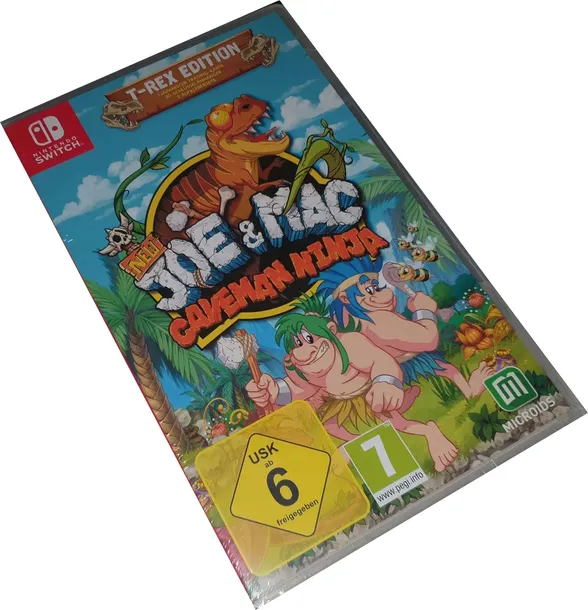 NEW JOE & MAC CAVEMAN NINJA T-REX EDITION / NOWA / SWITCH / ANG / KARTRIDŻ