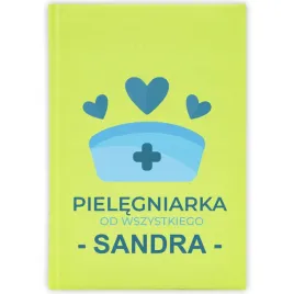kalendarz-ksiazkowy-2026-pielegniarka-od-wszystkiego-seledynowy-prezent-wz