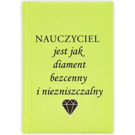 kalendarz-ksiazkowy-2026-nauczyciel-jest-jak-diament-seledynowy-prezent-wz