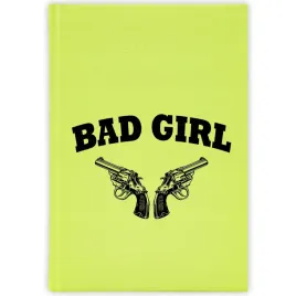 kalendarz-ksiazkowy-2026-bad-girl-seledynowy-planer-terminarz-prezent-wzory