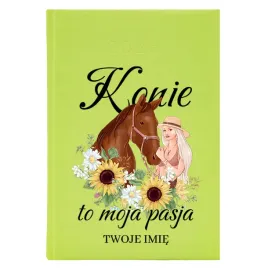 kalendarz-ksiazkowy-a5-2026-seledynowy-dla-koniary-konie-to-moja-pasja-wz