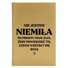 kalendarz-ksiazkowy-a5-2026-zloty-planer-motywacyjne-nie-jestem-niemila-wz
