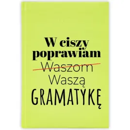 kalendarz-ksiazkowy-2026-poprawiam-gramatyke-seledynowy-planer-prezent-wz