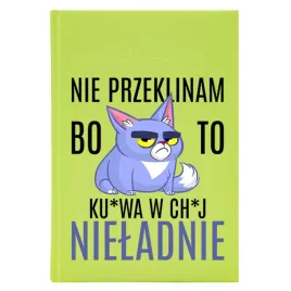kalendarz-ksiazkowy-a5-2026-seledynowy-planer-dla-kolezanki-nie-przeklinam