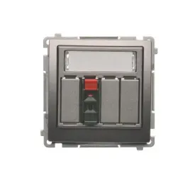kontakt-simon-basic-gniazdo-glosnikowe-1-krotne-z-polem-opisowym-inox