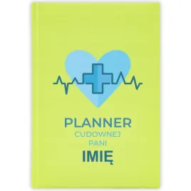 kalendarz-ksiazkowy-2026-planner-cudownej-pani-imie-seledynowy-prezent-wz