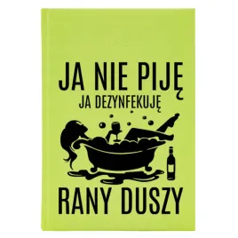 kalendarz-ksiazkowy-a5-2026-seledynowy-dla-kolezanki-dezynfekuje-rany-duszy