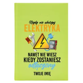 kalendarz-ksiazkowy-a5-2026-seledynowy-dla-elektryka-nie-wkurzaj-elektryka