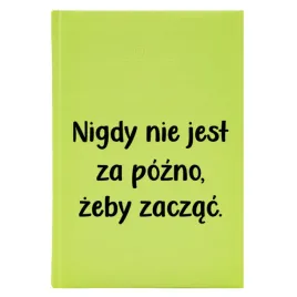 kalendarz-ksiazkowy-a5-2026-seledynowy-dla-lenia-nigdy-nie-jest-za-pozno-wz
