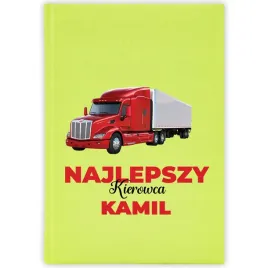 kalendarz-ksiazkowy-2026-najlepszy-kierowca-imie-seledynowy-prezent-wzory