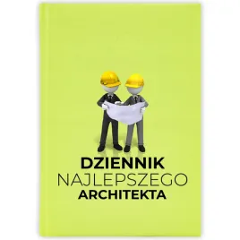 kalendarz-ksiazkowy-2026-dziennik-najlepszego-architekta-seledynowy-wzory