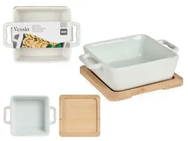 naczynie-do-zapiekania-300-ml-biale-bambusowa-taca-ceramiczne-zaroodporne