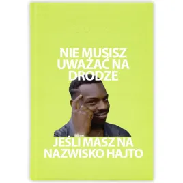 kalendarz-ksiazkowy-2026-nie-musisz-uwazac-na-drodze-seledynowy-prezent-wz