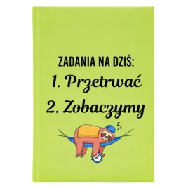 kalendarz-ksiazkowy-a5-2026-seledynowy-do-pracy-zadania-na-dzis-przetrwac