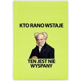kalendarz-ksiazkowy-2026-kto-rano-wstaje-jest-nie-wyspany-seledynowy-wzory