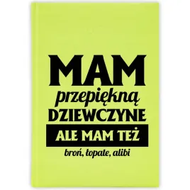 kalendarz-ksiazkowy-2026-mam-przepiekna-dziewczyne-seledynowy-prezent-wzory