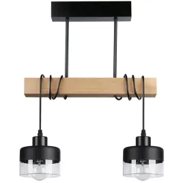 lampa-sufitowa-wiszaca-zyrandol-led-2x-e27-oprawa-loft-drewniana-szklana