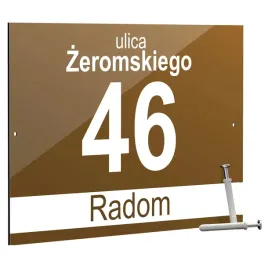 numer-na-dom-tabliczka-adresowa-z-numerem-radom-brazowy-32x21-2-kolki