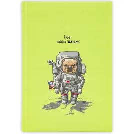 kalendarz-ksiazkowy-2026-the-moon-walker-seledynowy-planer-na-prezent-wzory