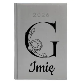 kalendarz-ksiazkowy-a5-2026-srebrny-personalizowany-planer-g-imie-wzory