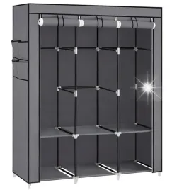 duza-szafa-zamykana-materialowa-polki-szara-167cm