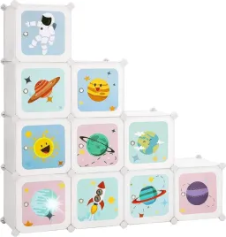 10x-regal-skladany-dla-dzieci-na-zabawki-ubrania-organizer-kolory-wzory