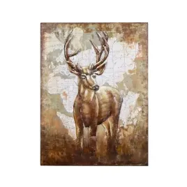 obraz-metalowy-3d-loft-natural-jelen-2-75x100-cm